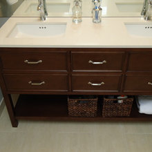 master bathroom cabinetry