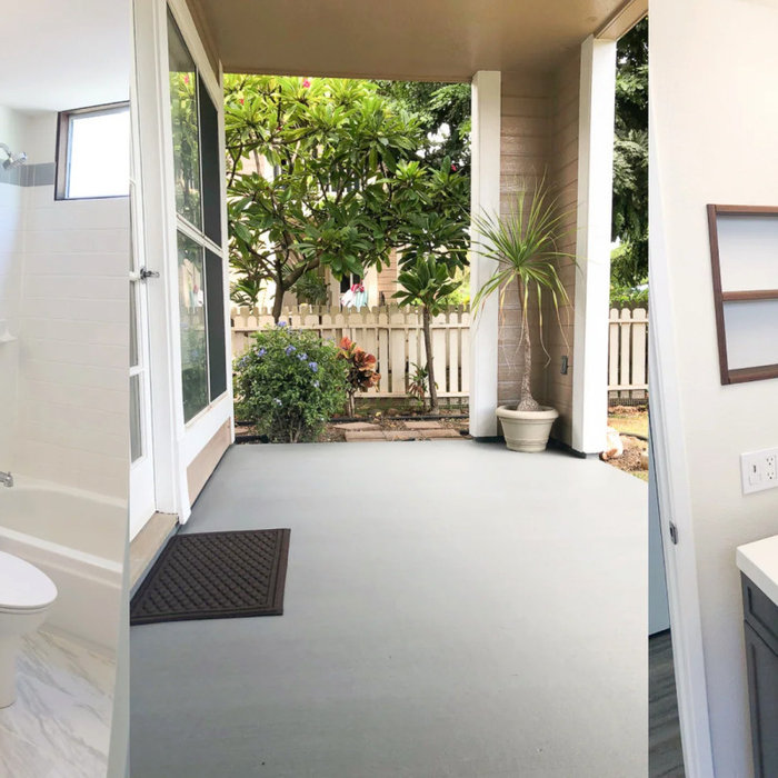 bathroom, patio, bathroom