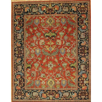 Pasargad Mahal Collection Hand-Knotted Lamb's Wool Area Rug, 7'9"x9'11"
