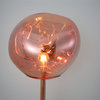 Frauenfeld | Lava Stone LED Lights Dimmable Floor Lamp, Rose Gold