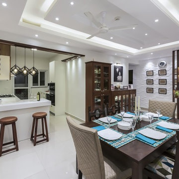 False Roof Design for Living Room