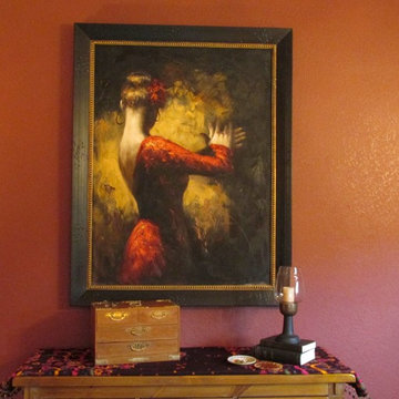 Ole! Spanish style art sets the theme!