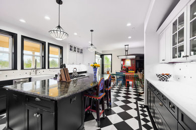 Trendy home design photo in Denver