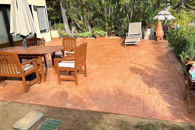 Example of a patio design in San Diego