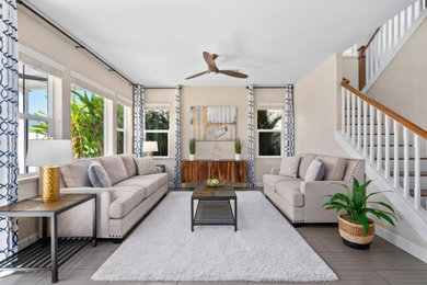 Example of a living room design in Hawaii