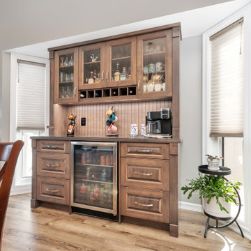 Maple & White Lacquer Traditional Kitchen