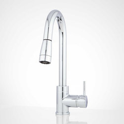 Finite Kitchen Faucet - Swivel Spout - Pull-out Spray - Chrome - Kitchen Faucets