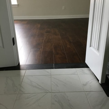 Wood flooring installation. Renaissance 7.5" color Raphael