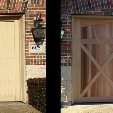 Wooden Overlay Garage Doors