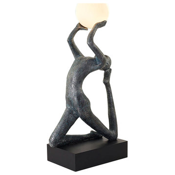 Hand Sculptured Humanoid Led Floor Lamp "Passion"