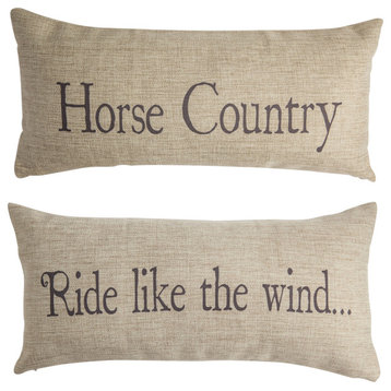 Horse Lover Reversible Pillow Cover
