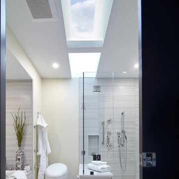 Contemporary Spa-like Bathroom Accessibility