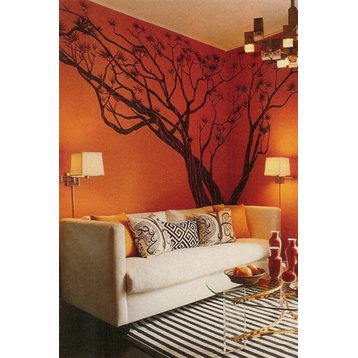 Japanese Maple Tree Wall Decal, As-Is