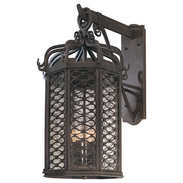 Troy Lighting Los Olivos B2374OI 4 Light Outdoor Large Wall Lantern in Old Iron