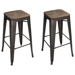 Industrial Bar Stools And Counter Stools by Adeco Trading