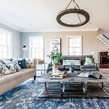 NJ Country House - Modern Farmhouse Living Room