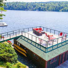 Boathouse glass door