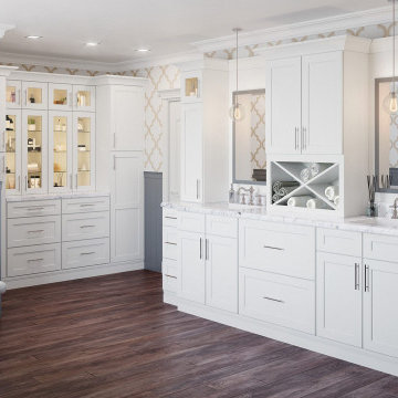 Shaker White Kitchen Cabinets - Shaker Cabinets Design