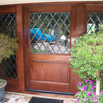 Mahogany Front Door