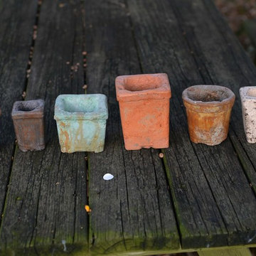 Elements - pots, planters, window boxes, chiminea