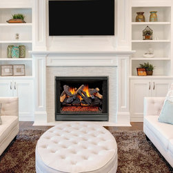 Vented Gas Fireplace - Heating And Cooling
