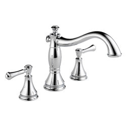 Delta Cassidy 3-Hole Roman Tub Trim - Bathtub Faucets