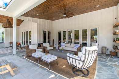 Patio - farmhouse patio idea in Nashville
