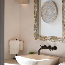 mediterranean master bathroom