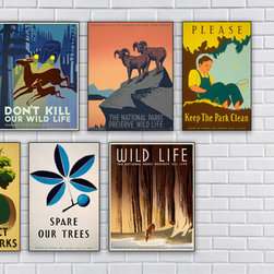 PopMount Vintage Travel Posters - Picture Frames