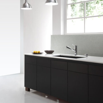 Kraus KGU-413B Undermount Single Bowl Black Onyx Granite Kitchen Sink
