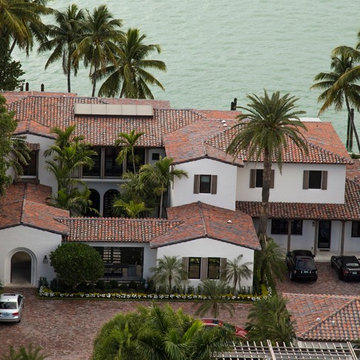 D. Wade Artezanos Hybrid Clay Barrel Tile Roof with "Invisible" Solar Thermal
