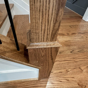 Project #117 | Custom Twist on a Classic L-Shaped Stair