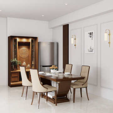 Luxury Dining Room with Integrated Altar