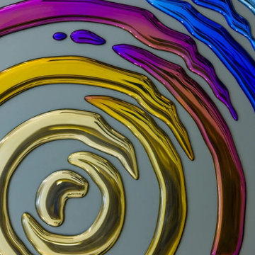 Alternative Interference – Backlit Glass Mural for Contemporary Interiors