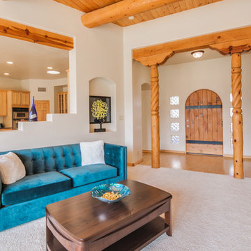 High Desert Luxury with a Pool - Home Staging Photos for 13004 Sunrise Trail NE