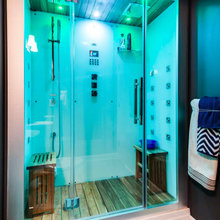 Walkout level spa bath