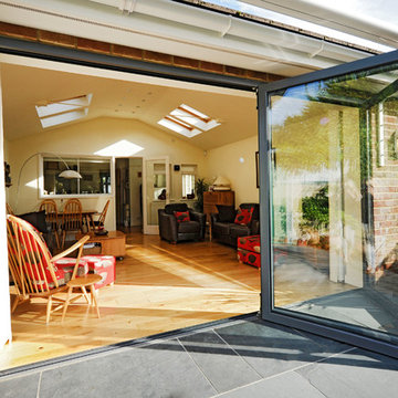 Living Room Extension with Bi Folds