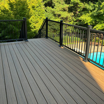 Deck with Custom Underneath Screen Room, Canton GA