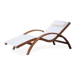 Urban Home Patio Lounge in White - Patio Furniture And Outdoor Furniture