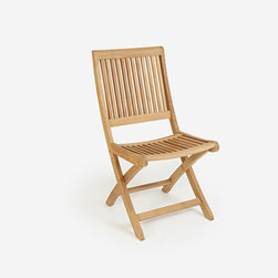 Wintons Teak Rennes Folding Chair - Outdoor Dining Chairs