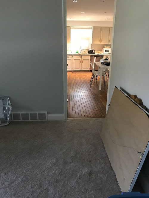 Running hardwood vertically or horizontally