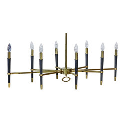 Jonathan Adler Ventana Oval Chandelier - Chandeliers