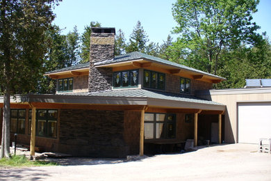 Trendy home design photo in Burlington