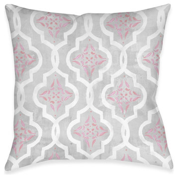 Pink Elegance Indoor Pillow, 18"x18"