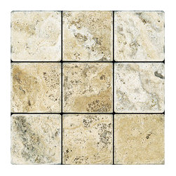 Picasso Travertine - Tumbled 4x4 - Products