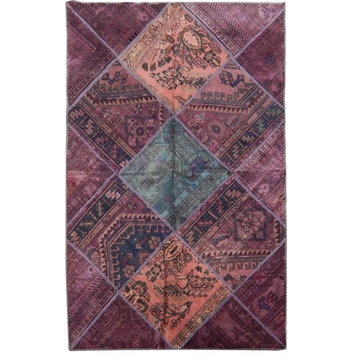 Consigned, Traditional Rug, Multi-Color, 4'x6', Farahan, Handmade Wool