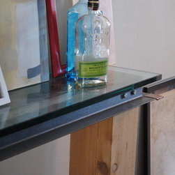 Cedar Timber and Steel Hallway Table - Products