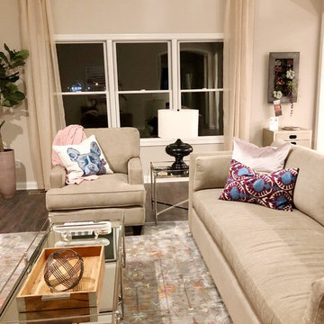 Model home with a touch of Glam