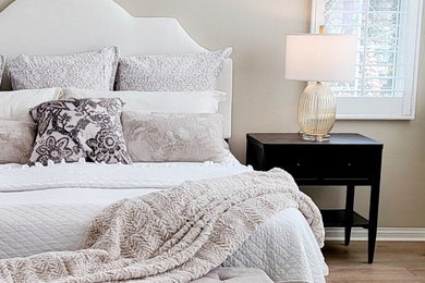 Example of a bedroom design in Orange County