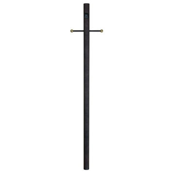 Craftmade Smooth Direct Burial 84" Outdoor Post Light Posts in Rust